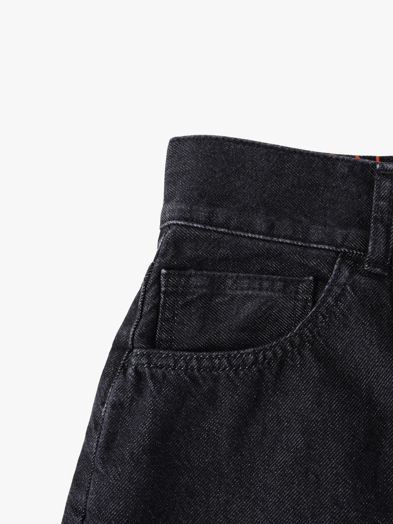 オーガニックコットン デニム ハーフパンツ 詳細画像 blue 3