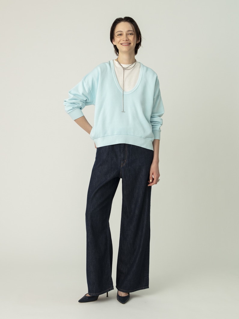 ローライズ バギー デニムパンツ 詳細画像 indigo 4