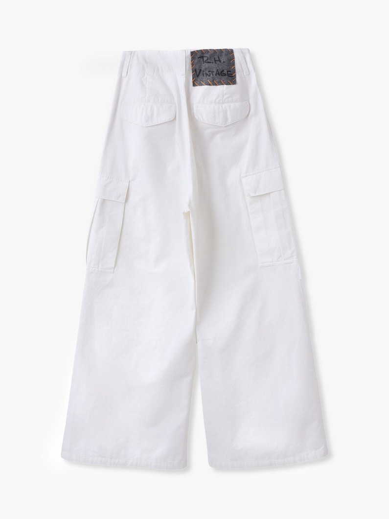 ミリタリーパンツ（ホワイト/ネイビー） 詳細画像 white 1