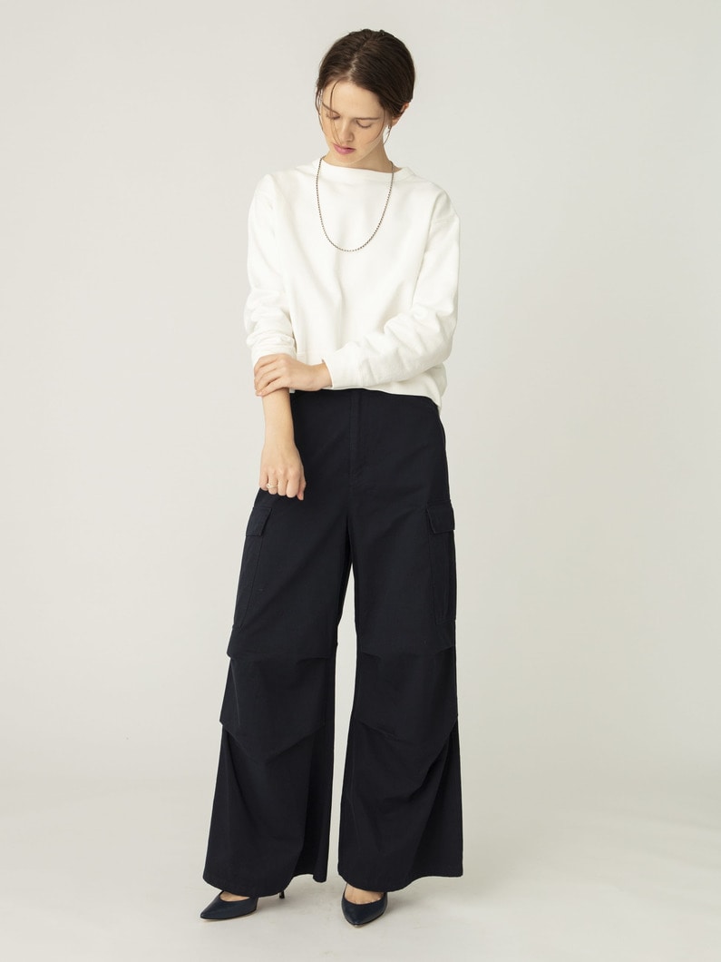 ミリタリーパンツ（ホワイト/ネイビー） 詳細画像 navy 4