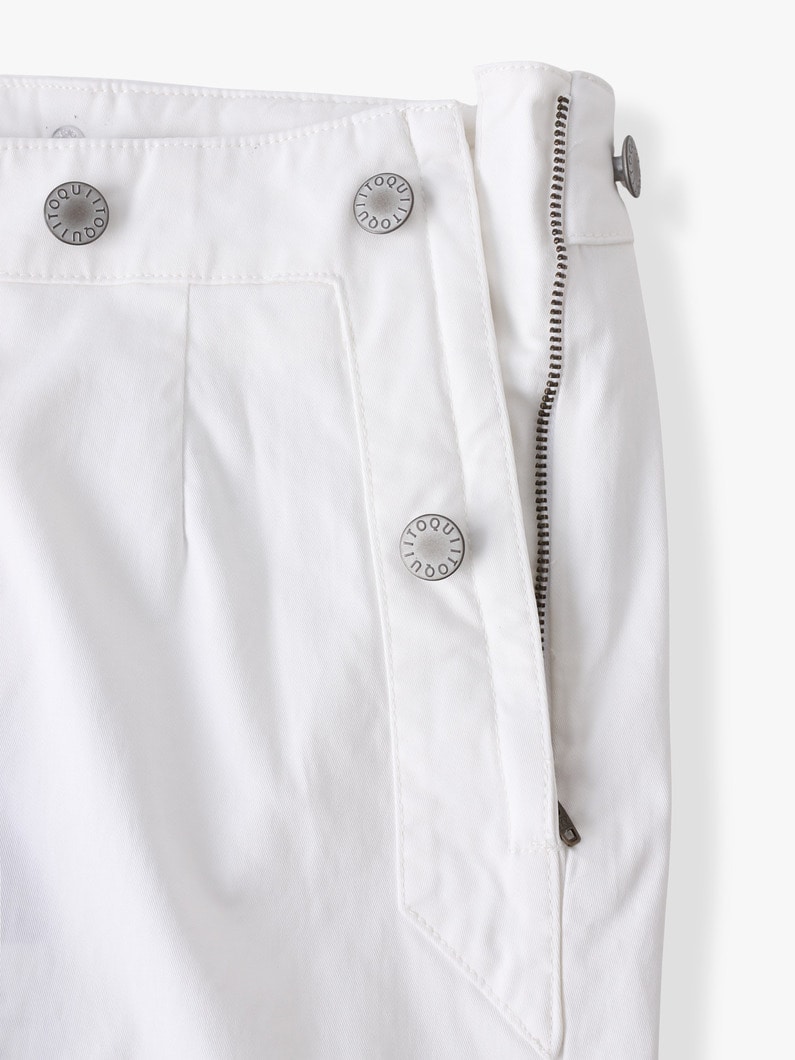 2WAY レイヤード パンツ 詳細画像 white 3