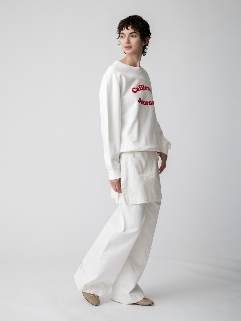 2WAY レイヤード パンツ 詳細画像 white 2