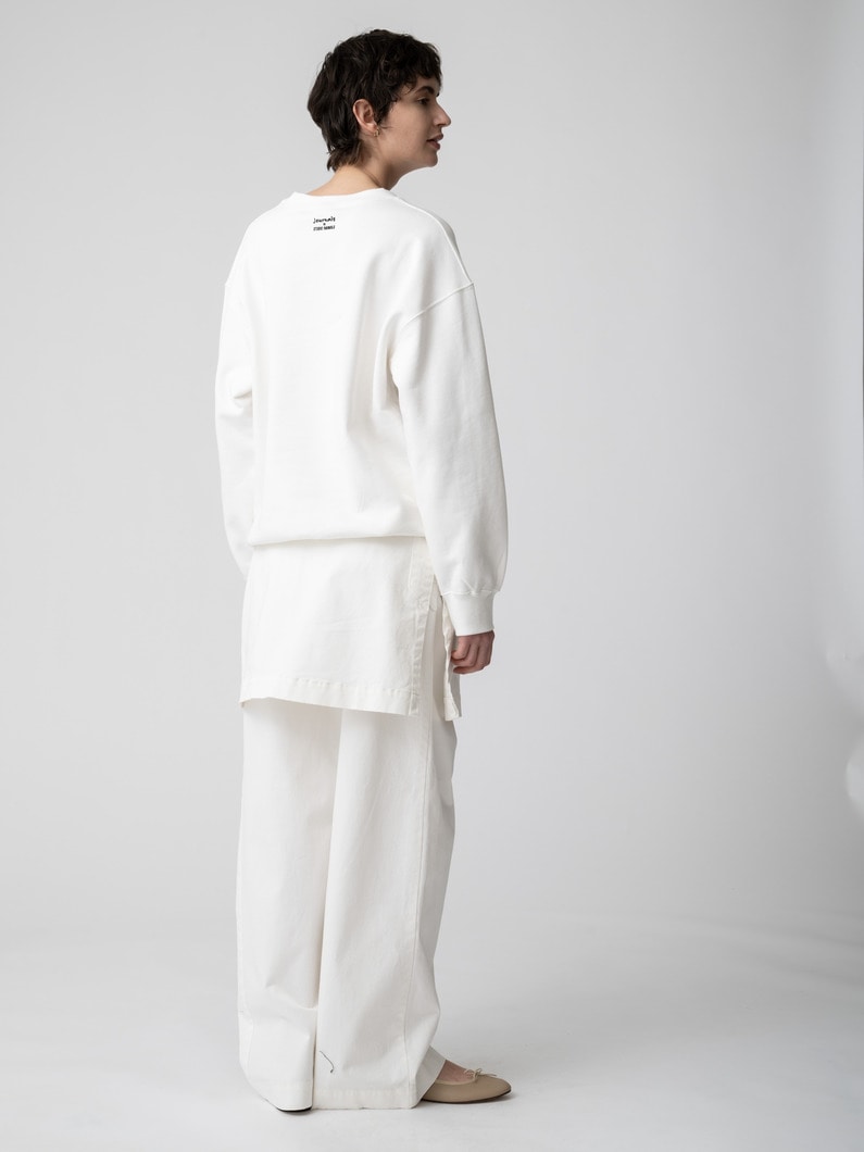 2WAY レイヤード パンツ 詳細画像 white 3