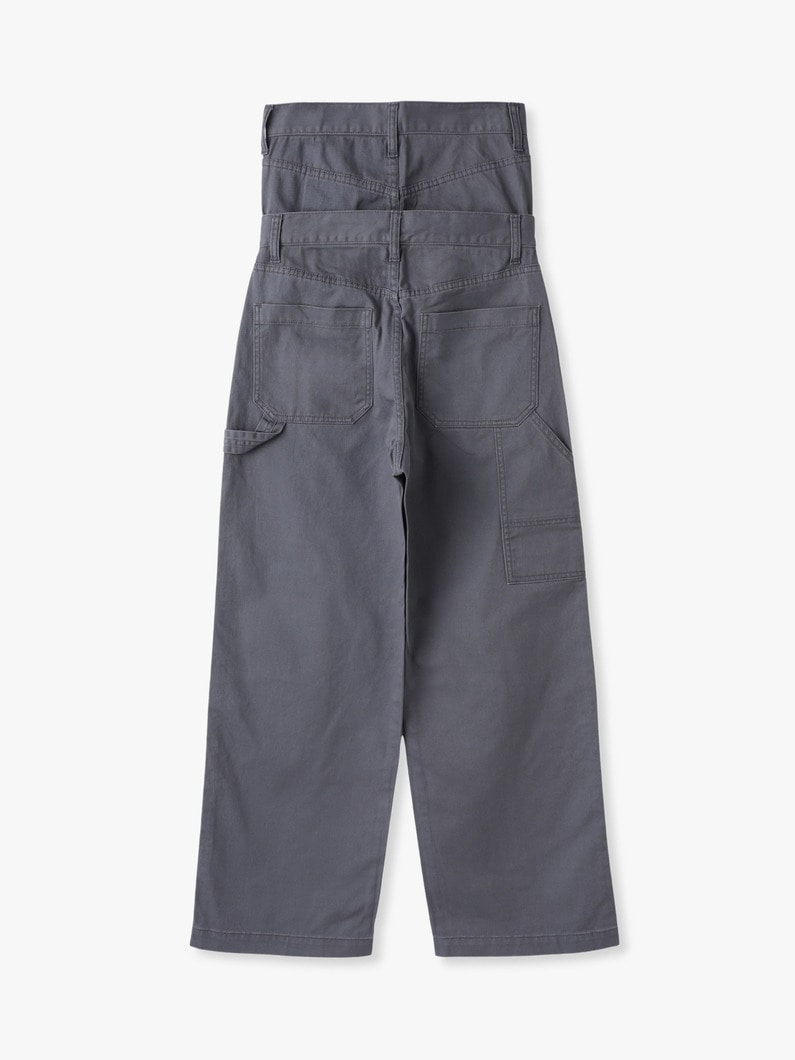 ダブルウエスト ペインター パンツ 詳細画像 gray 1