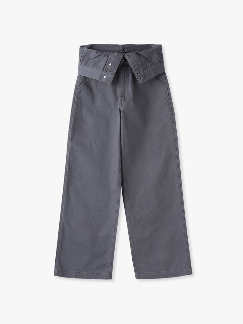 ダブルウエスト ペインター パンツ 詳細画像 gray 2