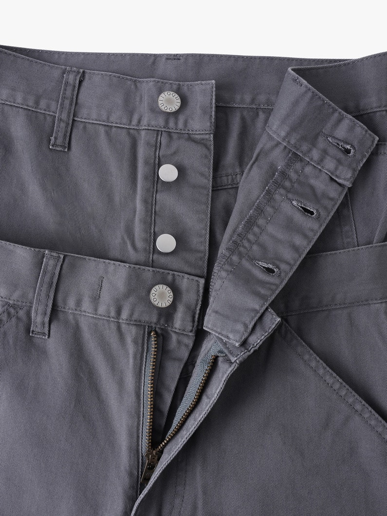 ダブルウエスト ペインター パンツ 詳細画像 gray 3