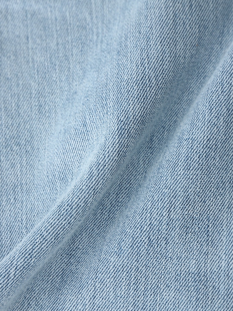 ダブルウエスト デニムパンツ 詳細画像 blue 5