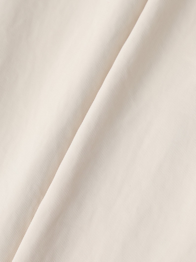 トリアセテート ツイル イージーパンツ 詳細画像 ivory 3