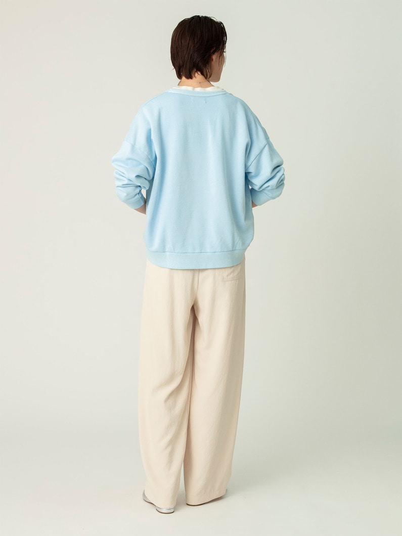 トリアセテート ツイル イージーパンツ 詳細画像 ivory 3