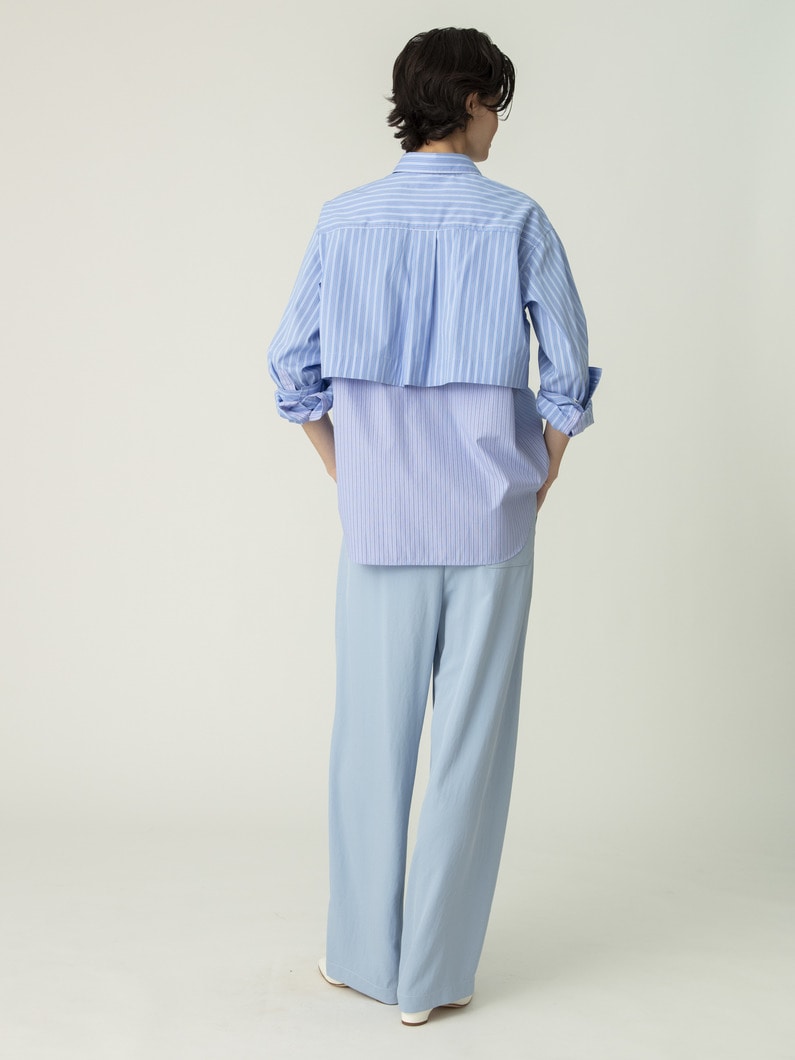 トリアセテート ツイル イージーパンツ 詳細画像 light blue 3