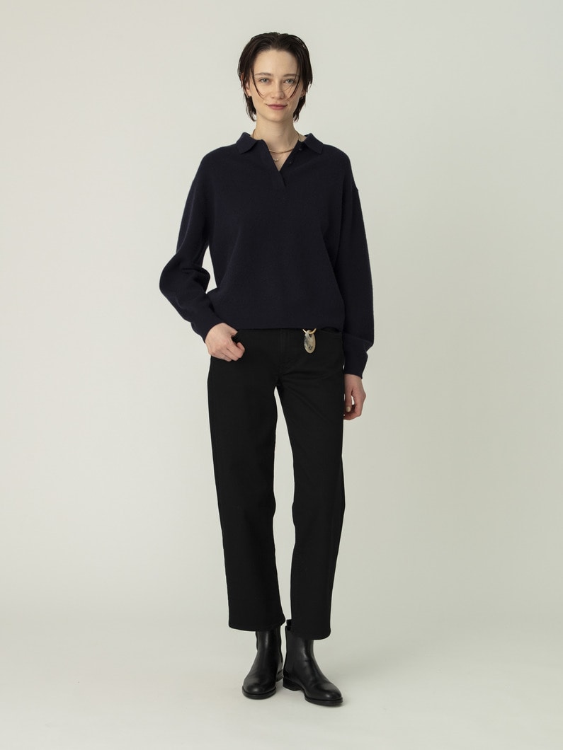 ザ ニュービー アンクル デニム パンツ（ブラック） 詳細画像 black 1