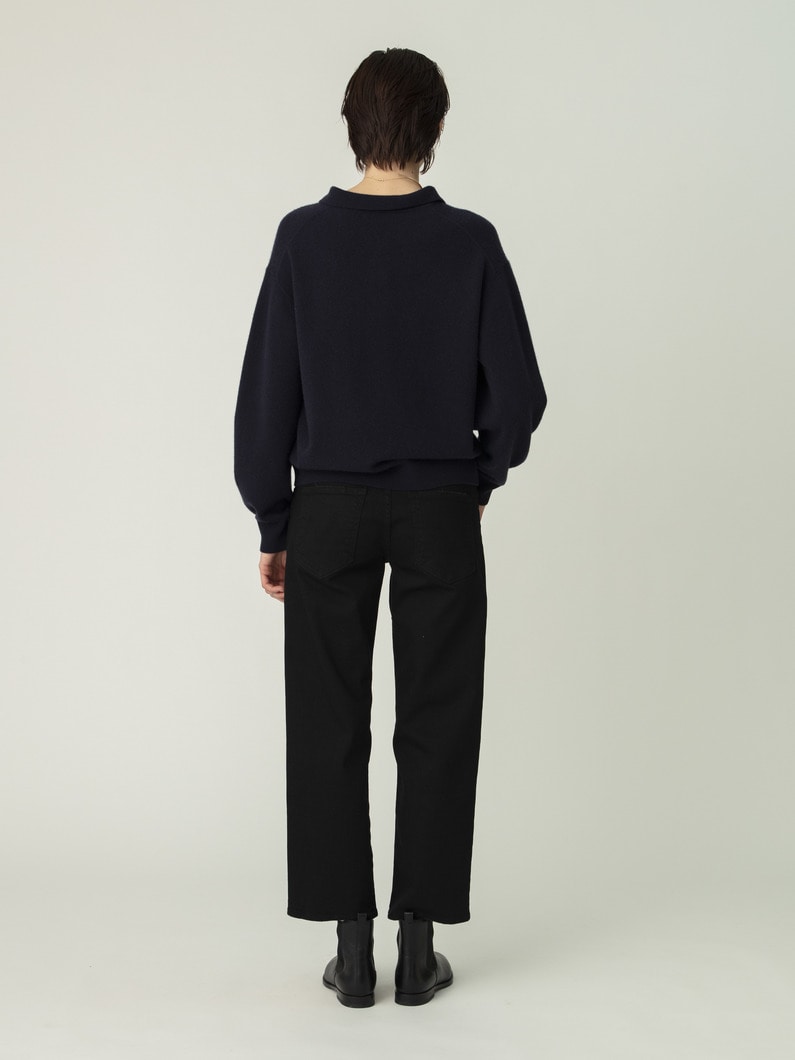 ザ ニュービー アンクル デニム パンツ（ブラック） 詳細画像 black 2