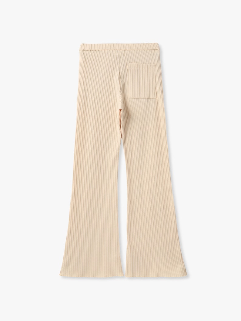 トタンリブ フレアパンツ 詳細画像 ivory 1