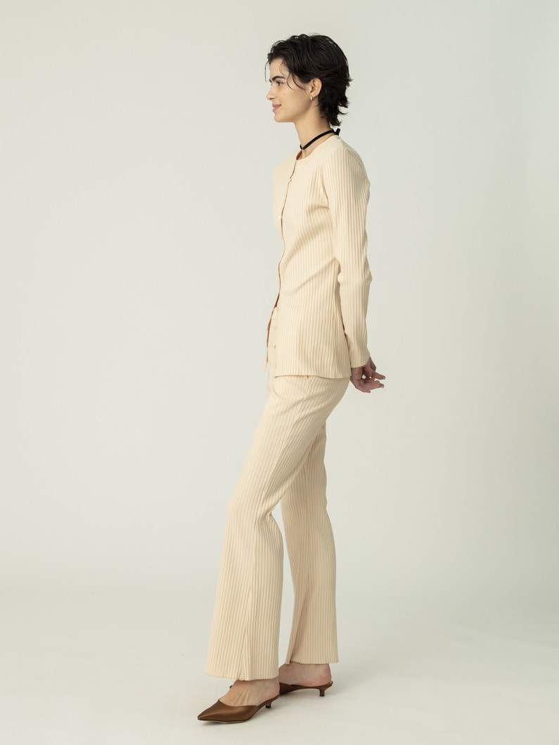 トタンリブ フレアパンツ 詳細画像 ivory 2