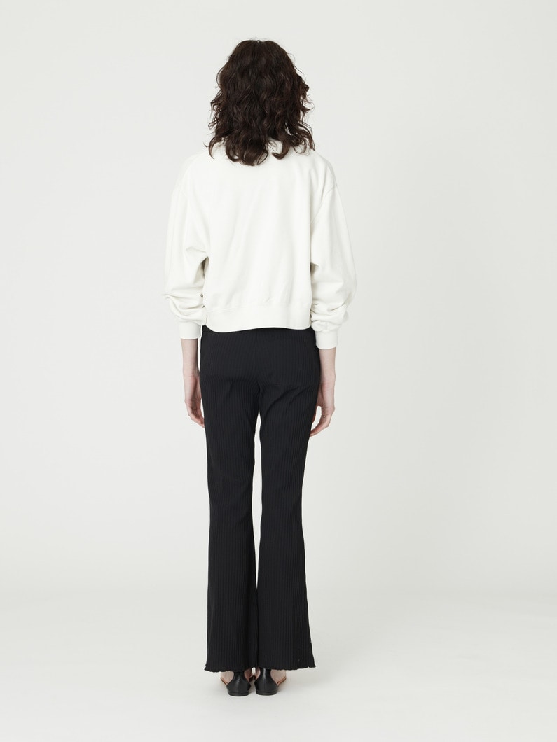 トタンリブ フレアパンツ 詳細画像 black 2