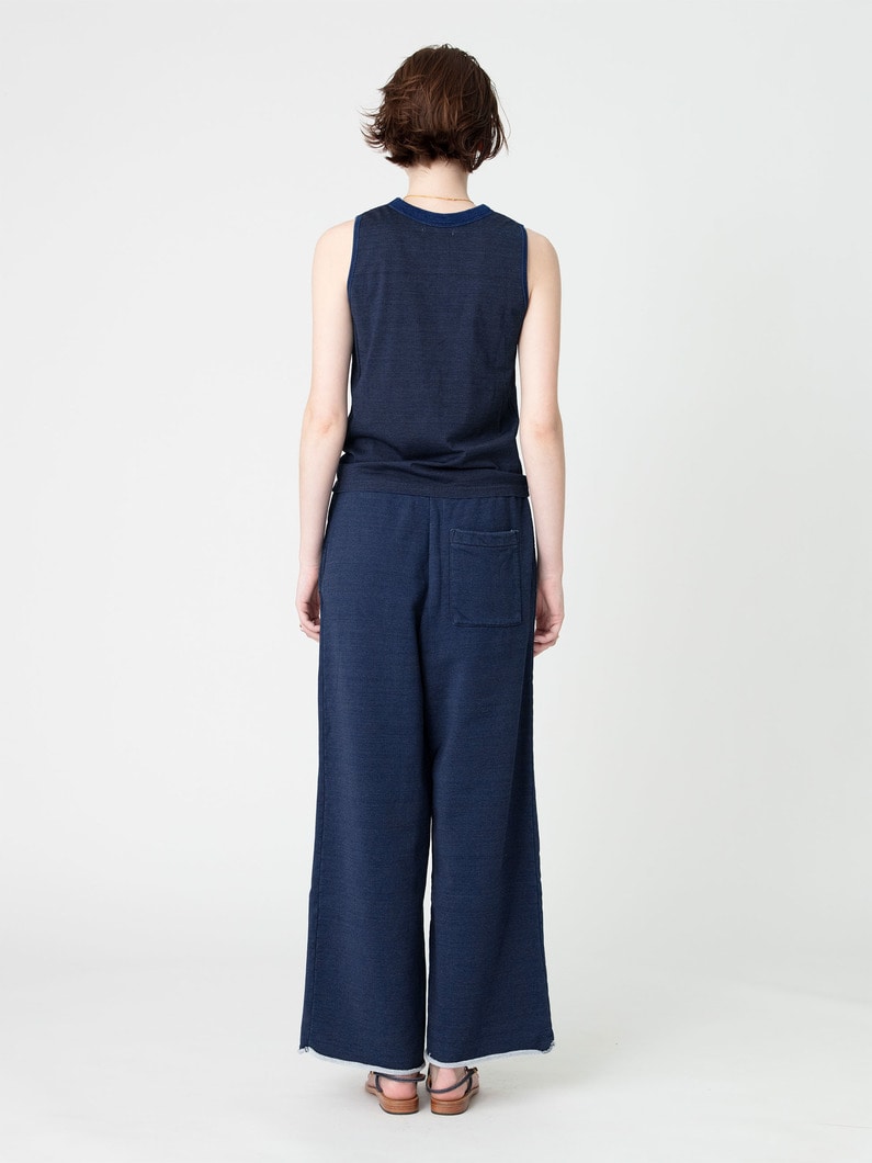 インディゴ スウェット パンツ 詳細画像 indigo 3