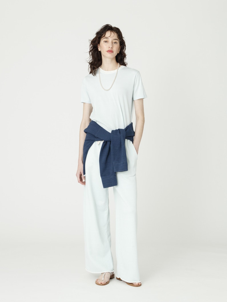 インディゴ スウェット パンツ 詳細画像 pale blue 1