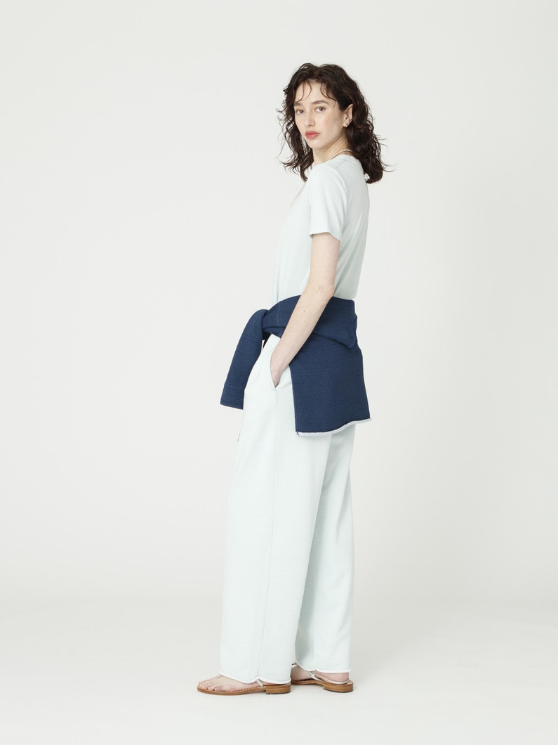 インディゴ スウェット パンツ 詳細画像 pale blue 2