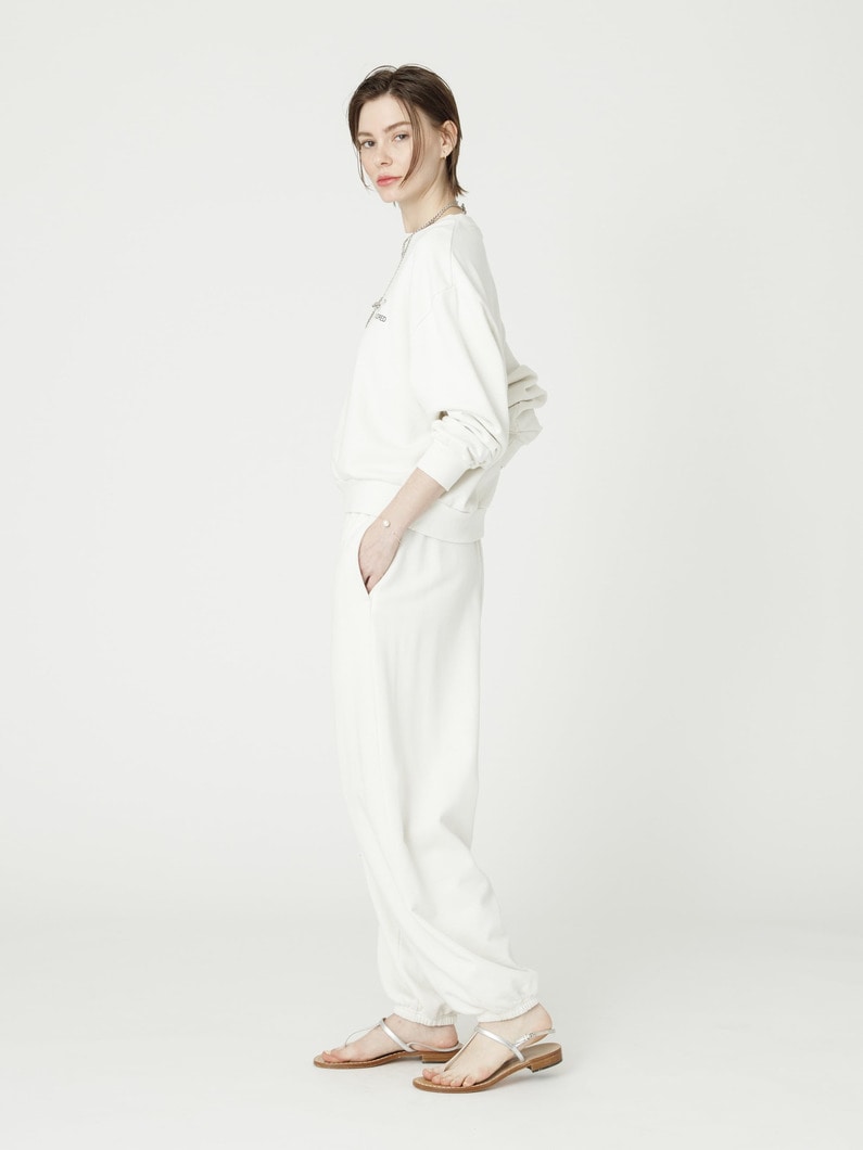 サステナブルコットン スウェット パンツ（women） 詳細画像 ivory 2