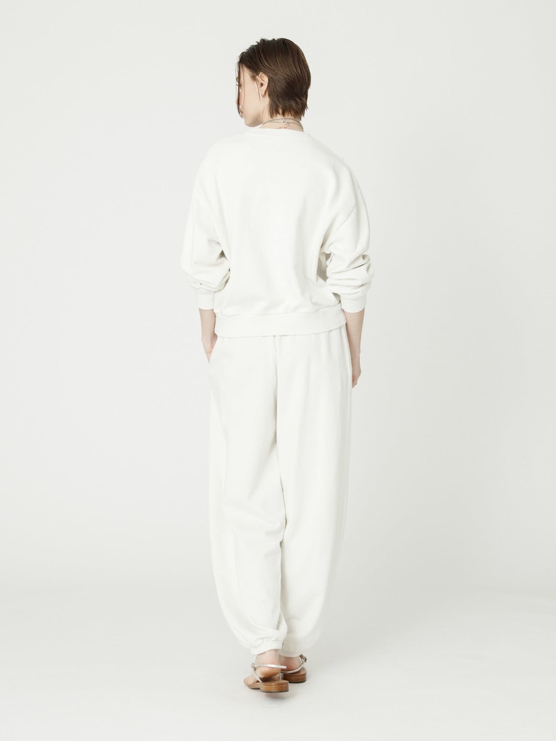 サステナブルコットン スウェット パンツ（women） 詳細画像 ivory 3