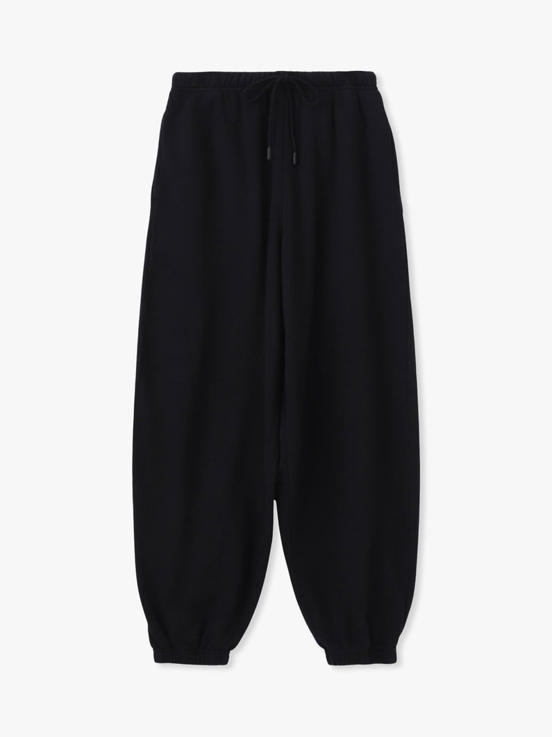 サステナブルコットン スウェット パンツ（women） 詳細画像 black 4