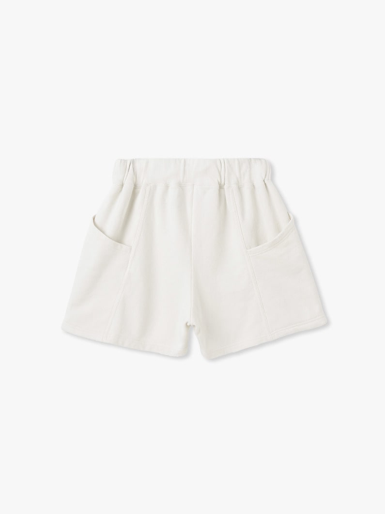 サステナブルコットン ロゴ スウェット ショーツ（women） 詳細画像 black 1