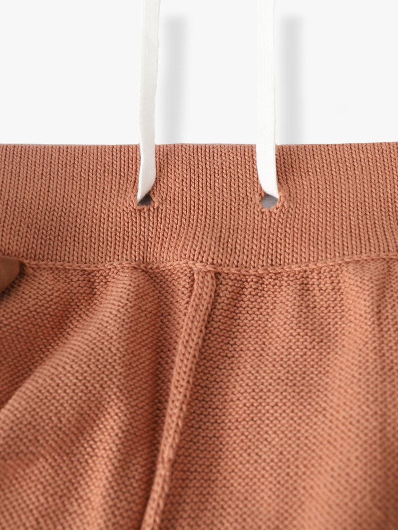 クロシェポケット ニット パンツ 詳細画像 pink 2