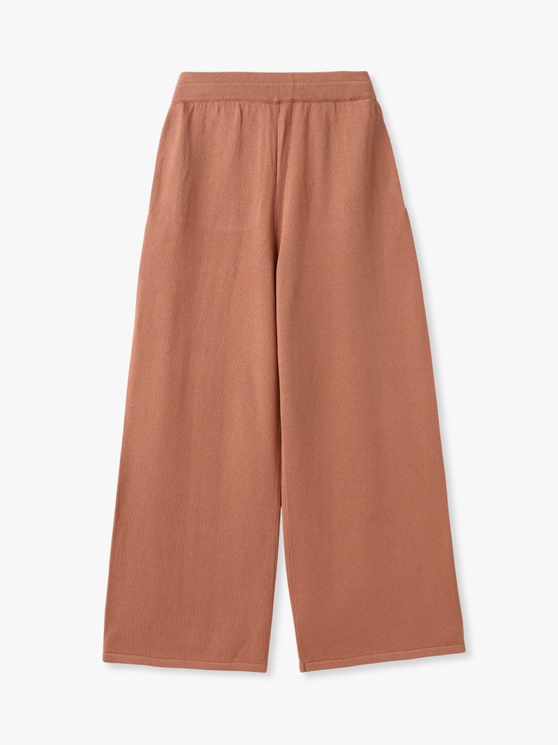 クロシェポケット ニット パンツ 詳細画像 pink 3