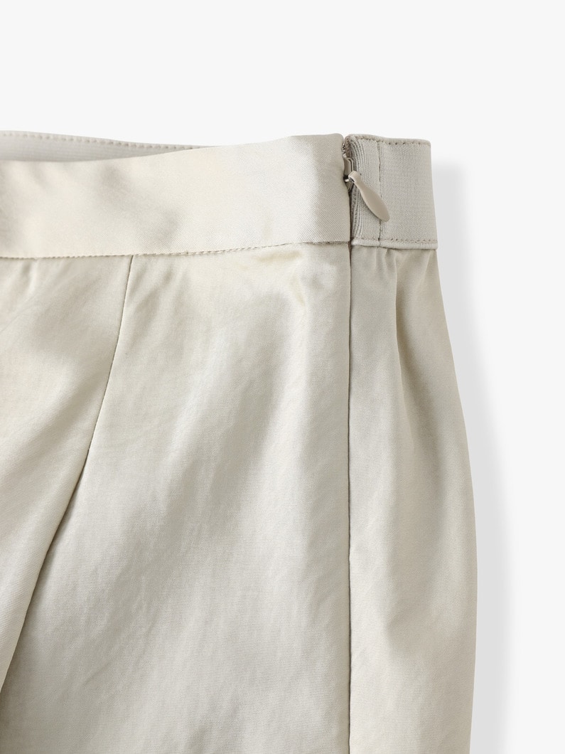 サテン バイアス パンツ（ベージュ/ブラック） 詳細画像 black 2