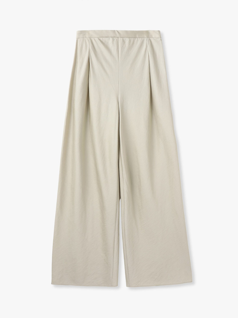 サテン バイアス パンツ（ベージュ/ブラック） 詳細画像 beige 4