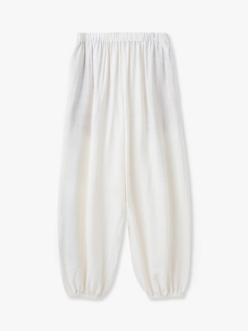 バルーン パンツ（オフホワイト/ブラック） 詳細画像 off white 4