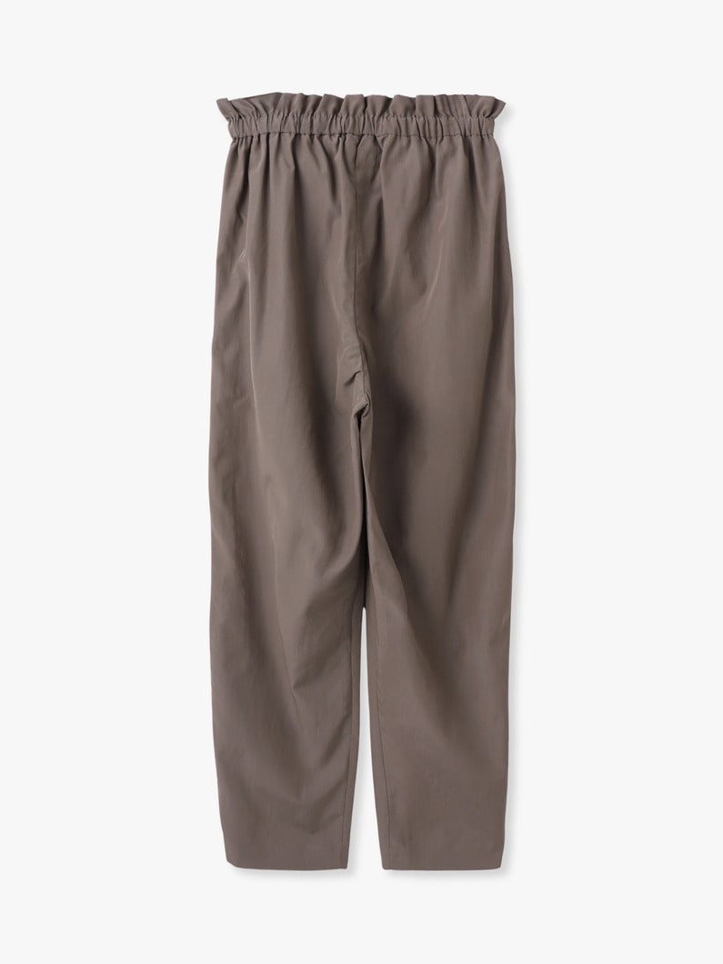 イージー ギャザー パンツ（ブラック/ブラウン） 詳細画像 brown 1