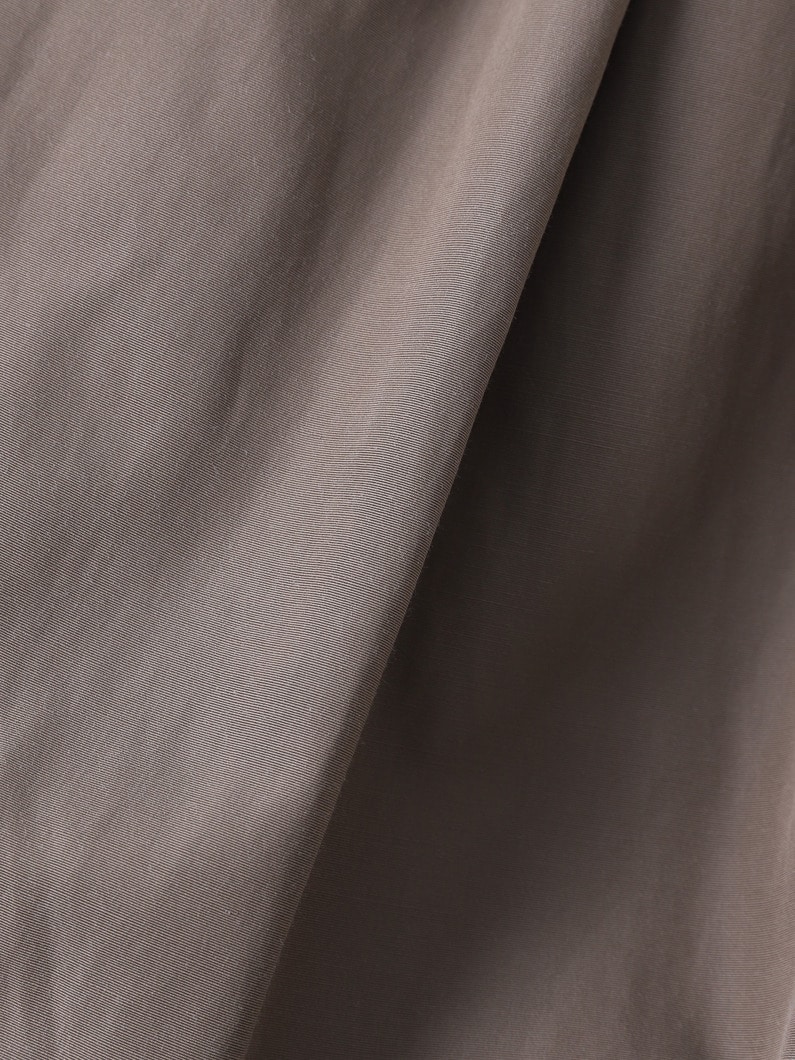 イージー ギャザー パンツ（ブラック/ブラウン） 詳細画像 brown 3