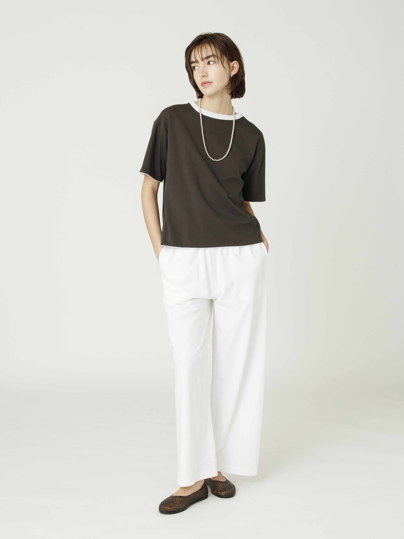 ワイド イージーパンツ 詳細画像 white 1