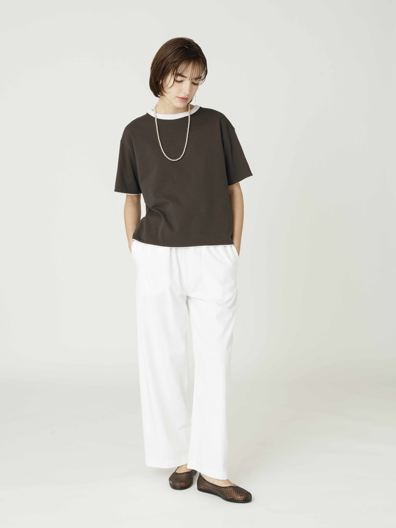 ワイド イージーパンツ 詳細画像 white 2