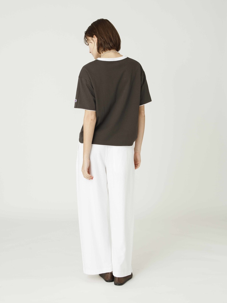 ワイド イージーパンツ 詳細画像 white 3