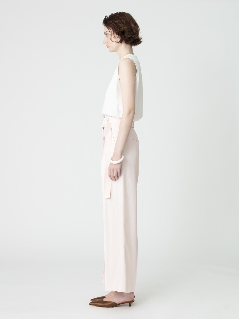 ビスコースブッチャー ワイドパンツ 詳細画像 light pink 3