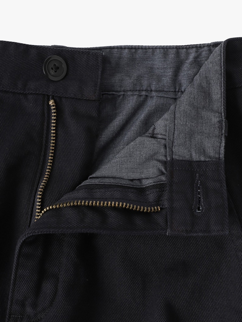 カーヴィー チノパンツ（アイボリー/ネイビー） 詳細画像 ivory 2