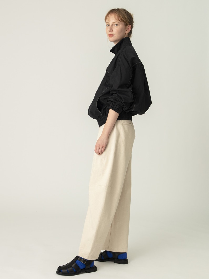 カーヴィー チノパンツ（アイボリー/ネイビー） 詳細画像 ivory 2