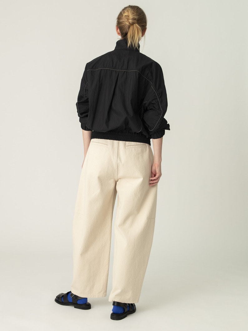 カーヴィー チノパンツ（アイボリー/ネイビー） 詳細画像 ivory 3