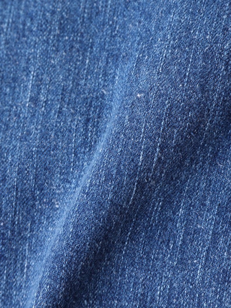 リラックス ストレート デニム パンツ 詳細画像 blue 4