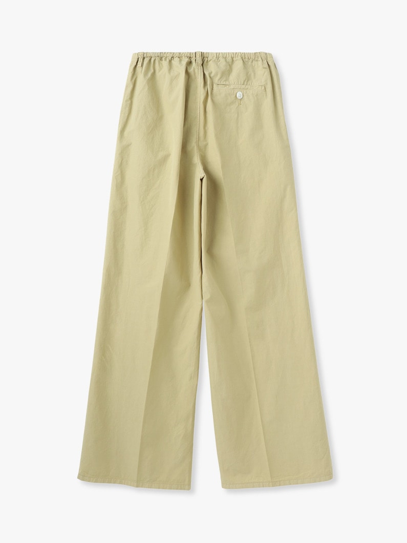 ガーメントダイ フィンクスシャトルウェザー ドローストリング パンツ 詳細画像 beige 1