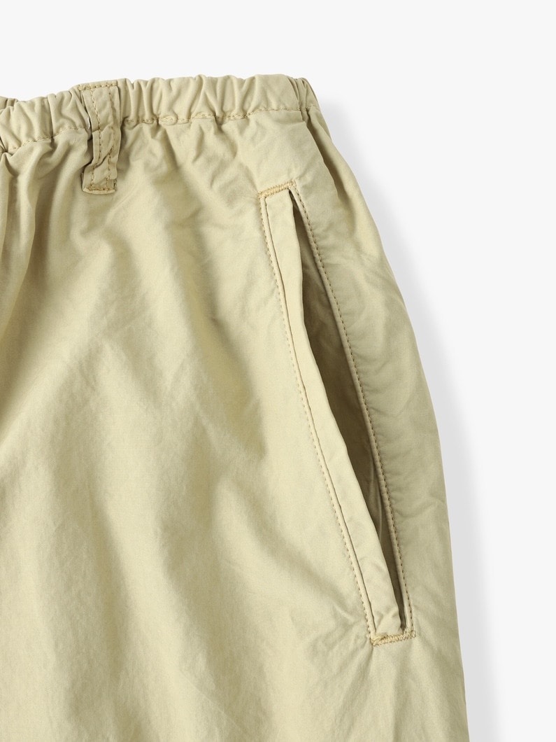ガーメントダイ フィンクスシャトルウェザー ドローストリング パンツ 詳細画像 beige 3