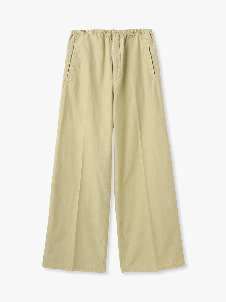ガーメントダイ フィンクスシャトルウェザー ドローストリング パンツ 詳細画像 beige 1