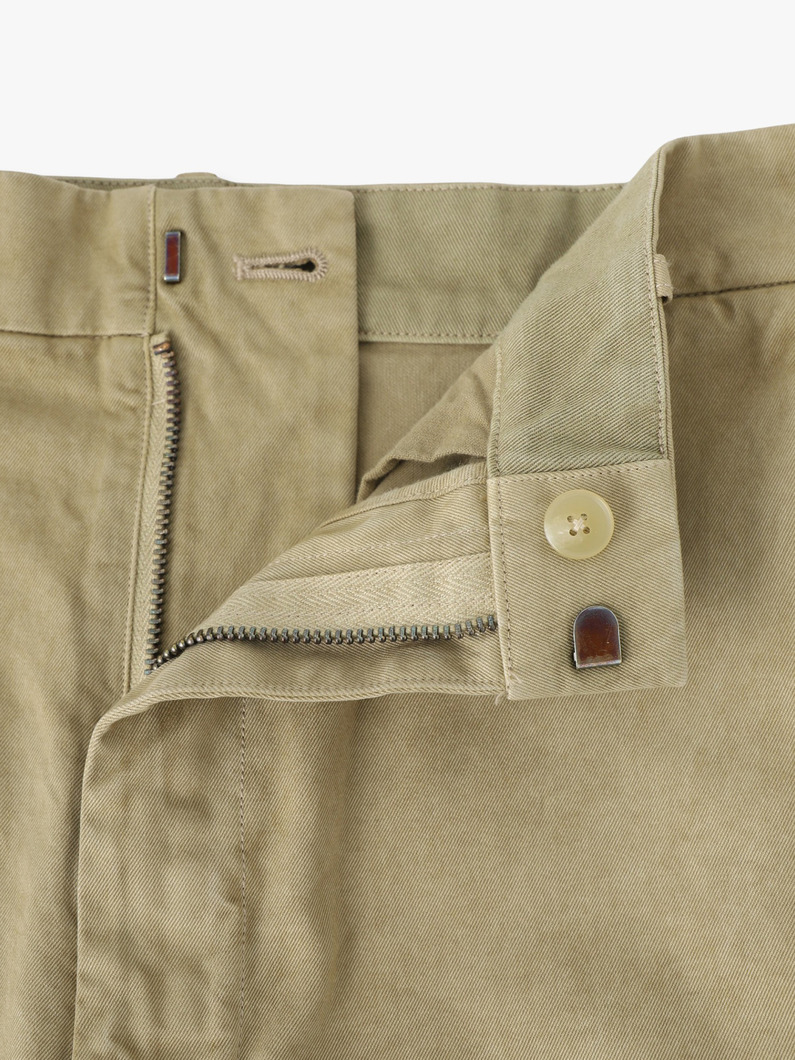 ガーメントダイ フィンクス チノパンツ 詳細画像 beige 2