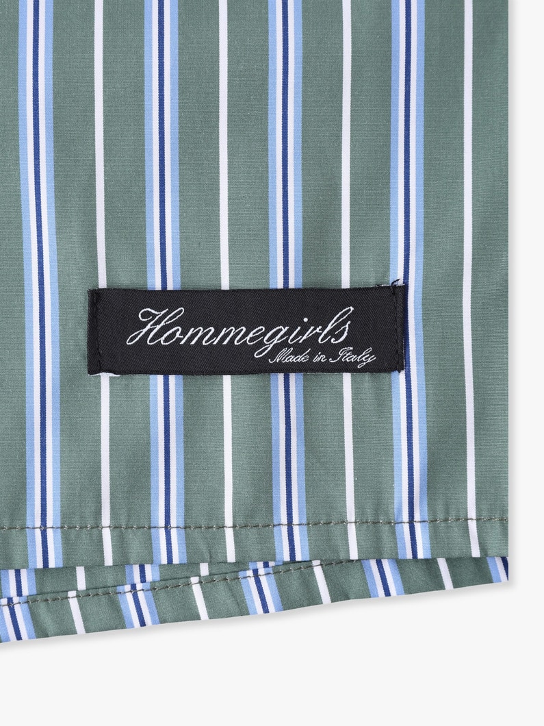 ストライプ ボクサーショーツ （グリーン/ブルー） 詳細画像 green 3