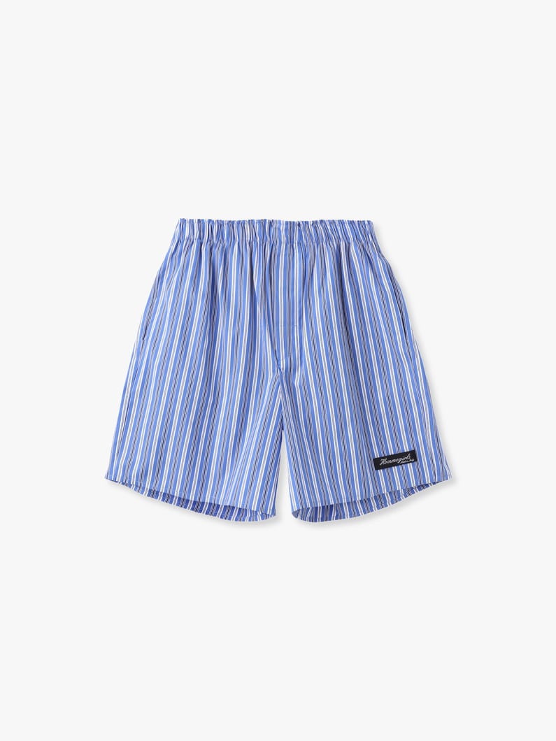 ストライプ ボクサーショーツ （グリーン/ブルー） 詳細画像 blue