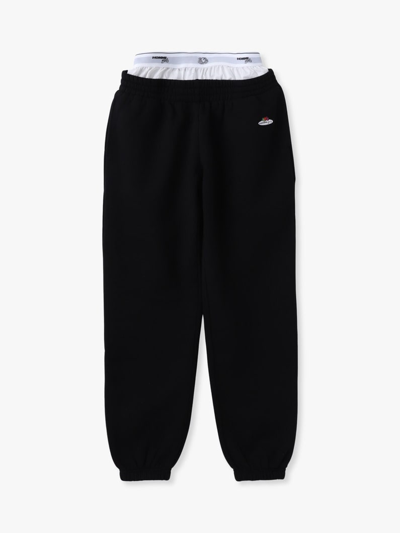 ロゴ スウェットパンツ （ブラック） 詳細画像 black 2