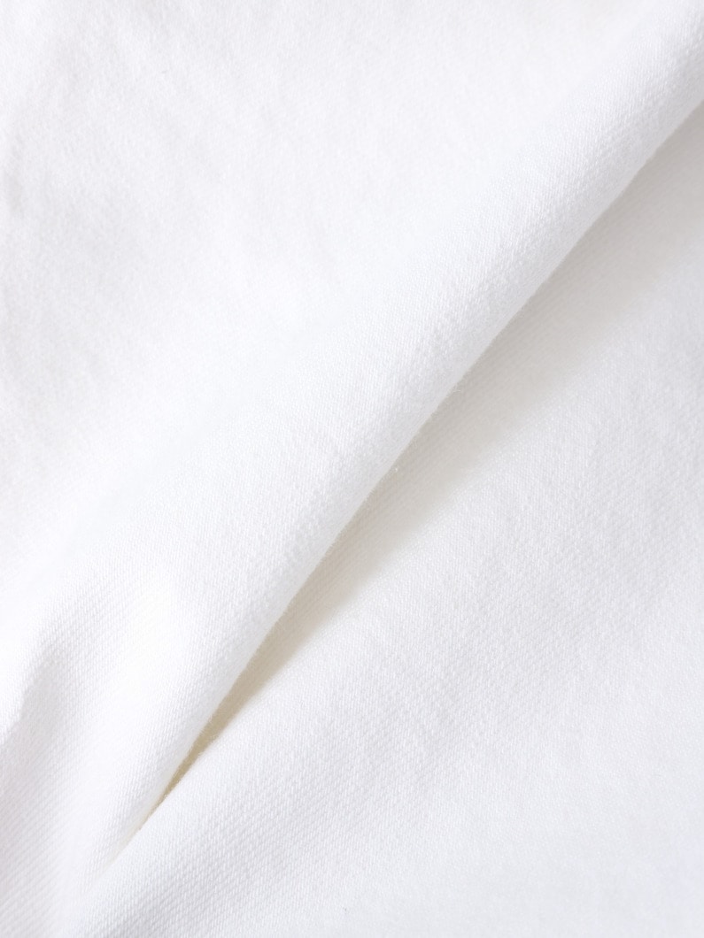 カツラギ カラーデニム パンツ 詳細画像 white 5