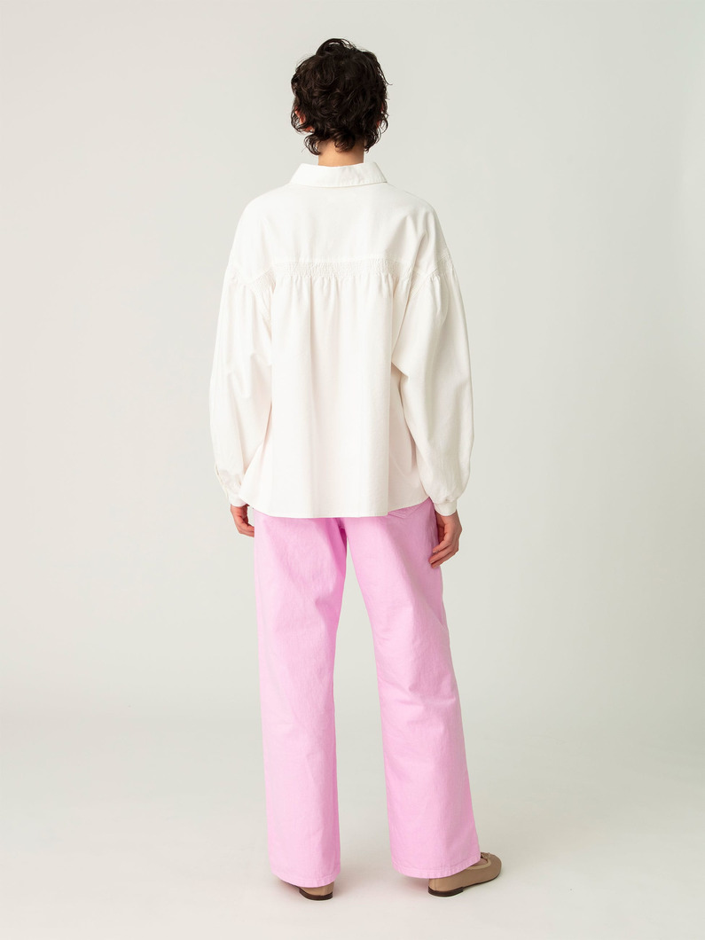 カツラギ カラーデニム パンツ 詳細画像 pink 3